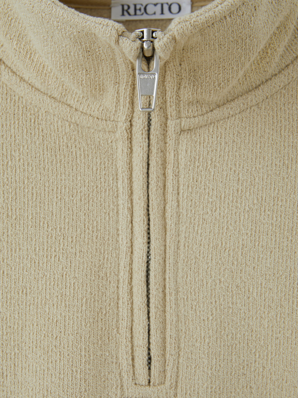RC Logo Half-Zip Sweatshirt (Beige)