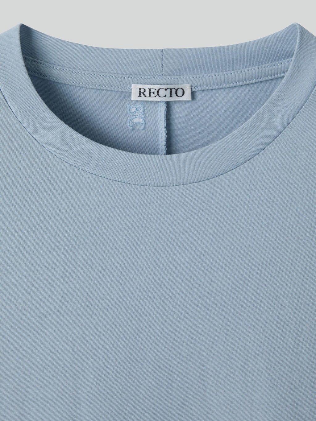 Back Seam Detail T-Shirt (Sky Blue)