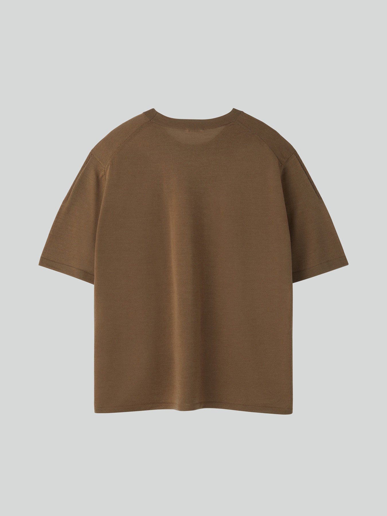 Pocket Wool Knit Top (Ochre)