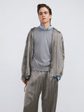 Silky Lounge Shirt (Midnight Grey)