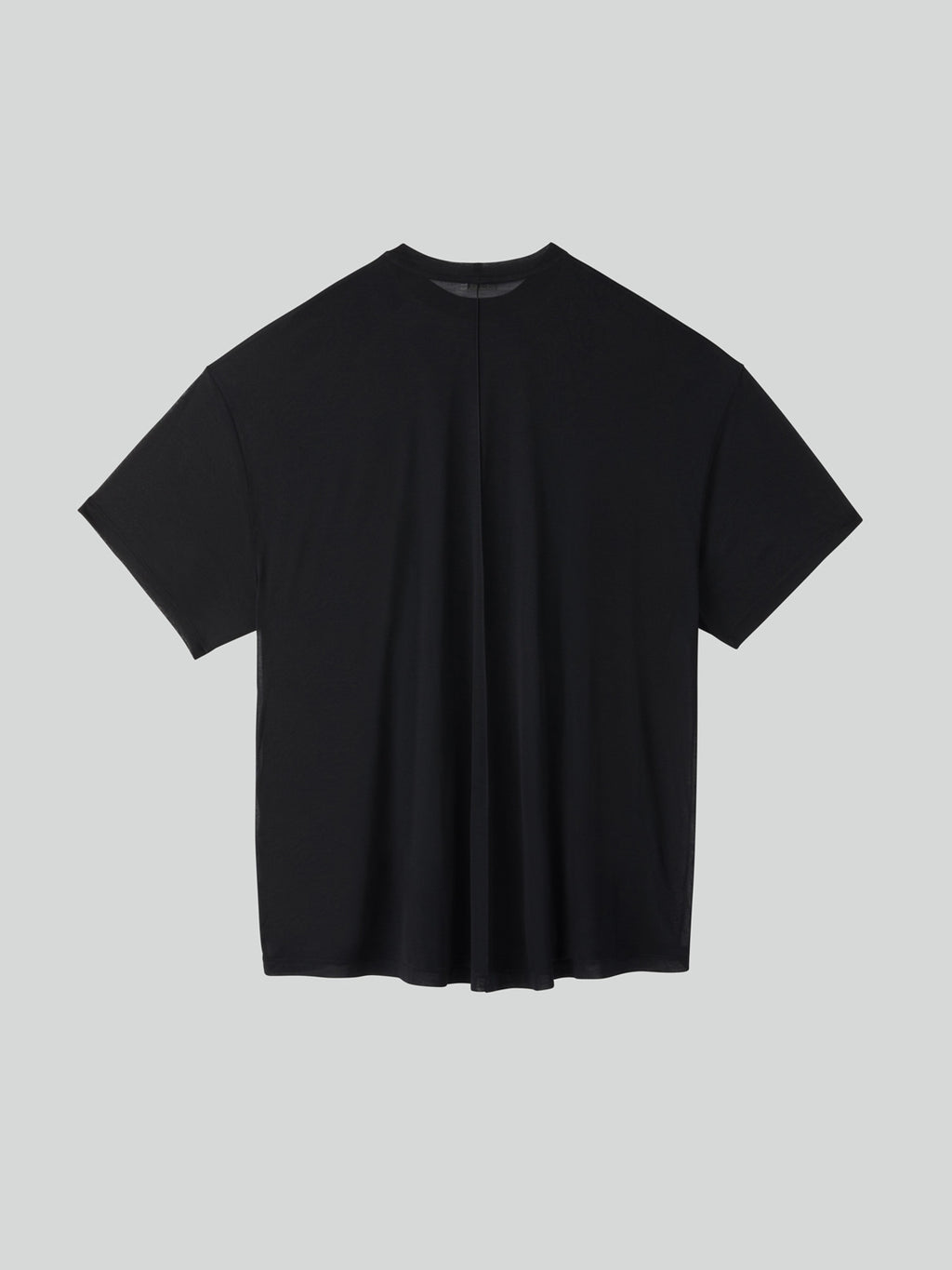 Oversized Sheer T-Shirt (Black)