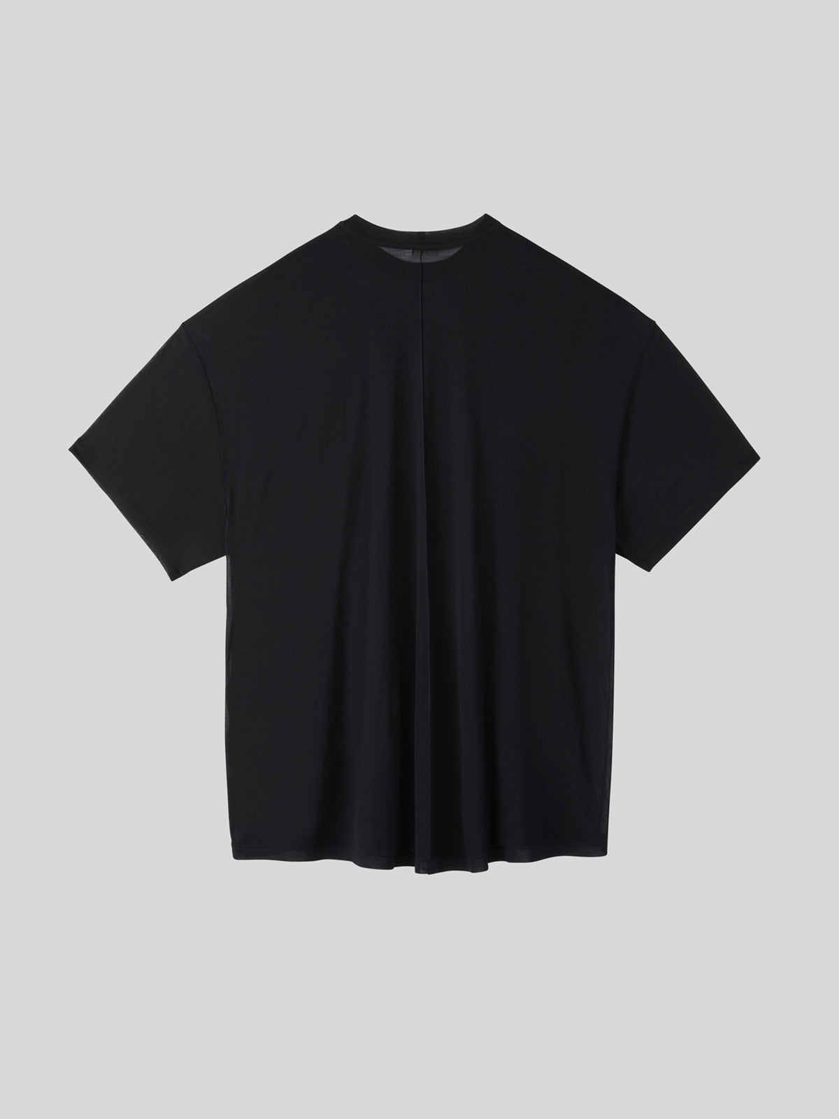 Oversized Sheer T-Shirt (Black)