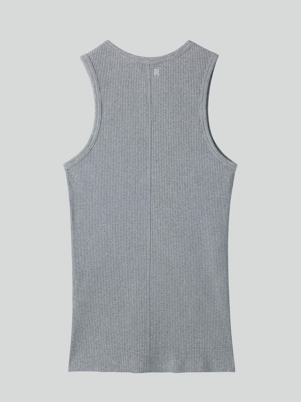 Ribbed Tank Top (Melange Grey)