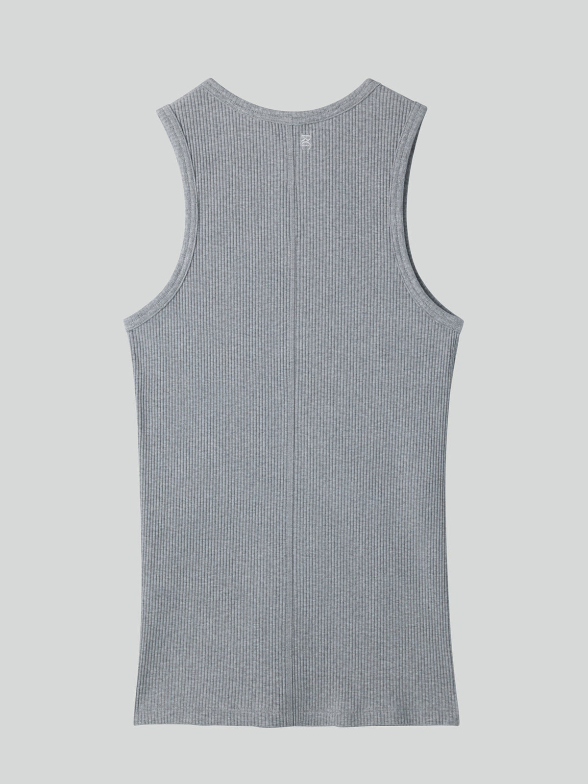 Ribbed Tank Top (Melange Grey)
