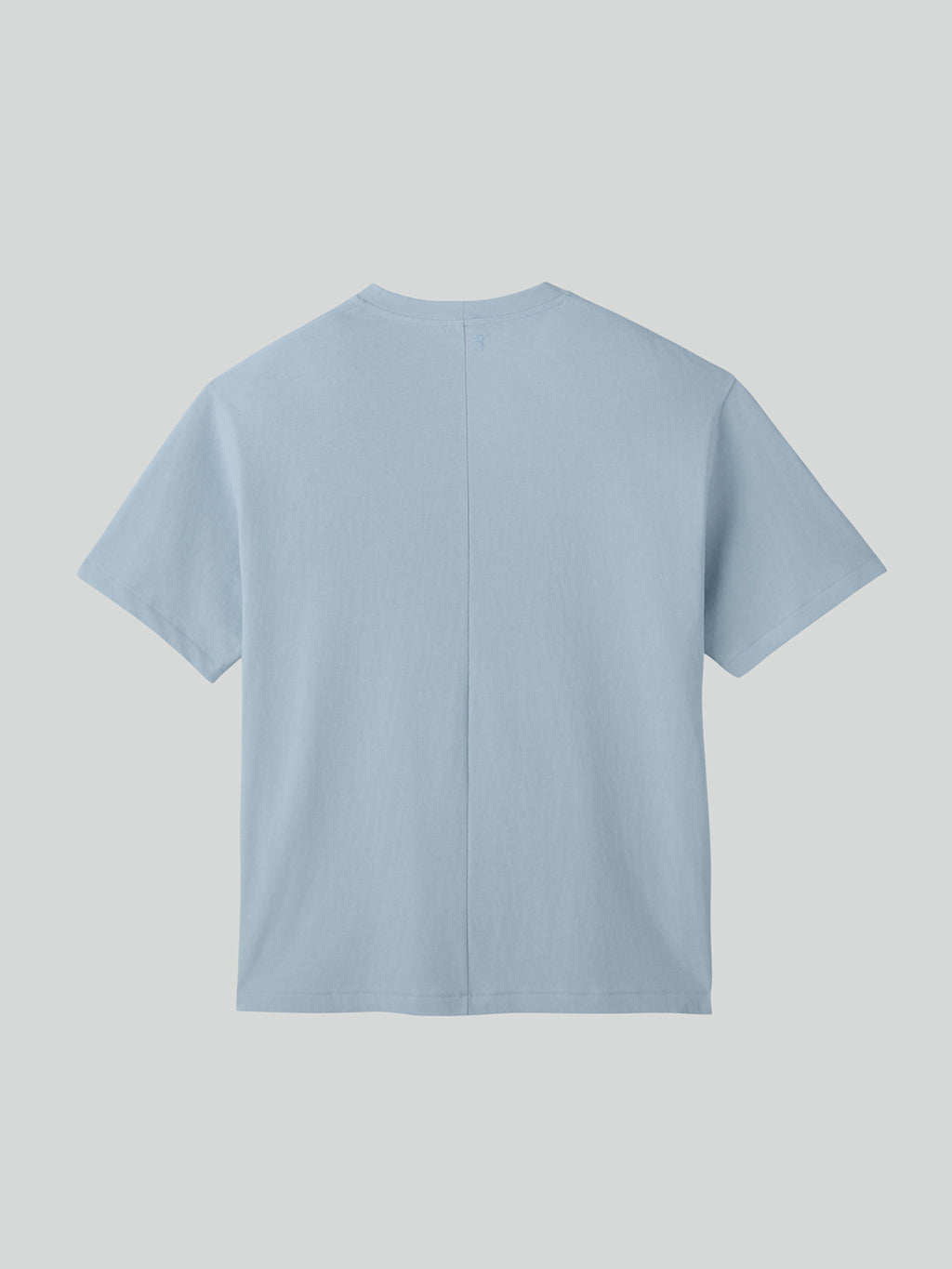 Back Seam Detail T-Shirt (Sky Blue)