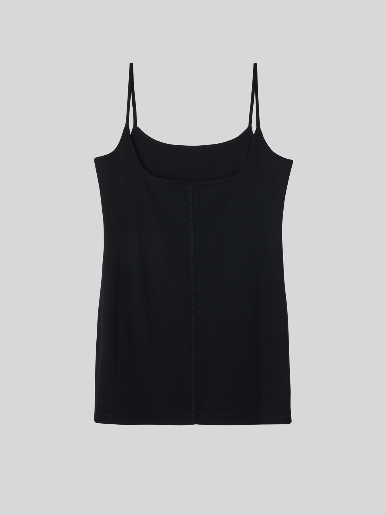 Slim Fit Long Top (Black)