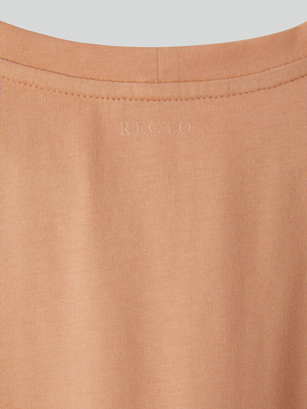 Recto Logo Cap Sleeve Top (Salmon)