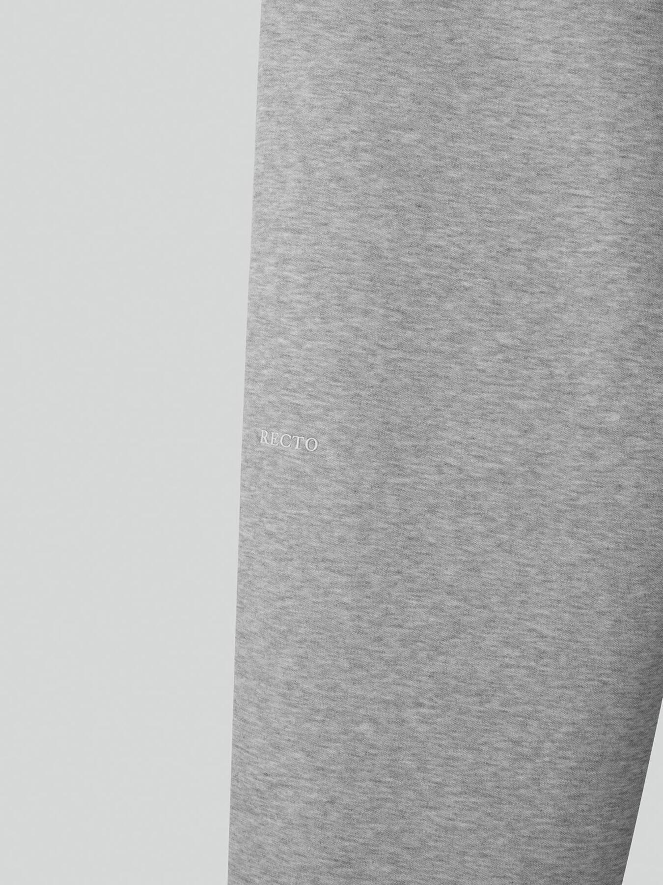 Wide Banding Loose Fit Sweatpants (Melange Grey)