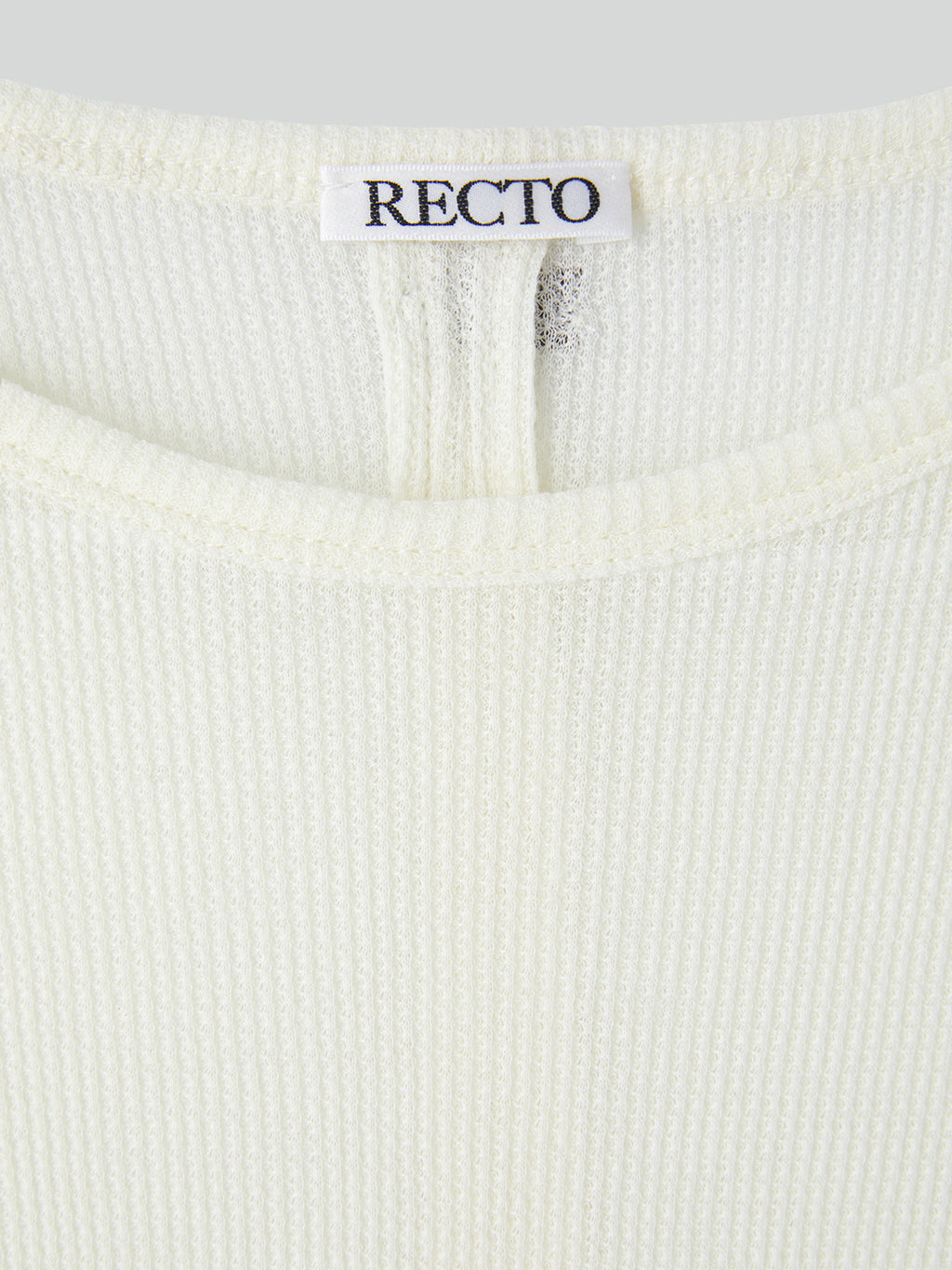 Cashmere Blend Long-Sleeve Top (Cream)