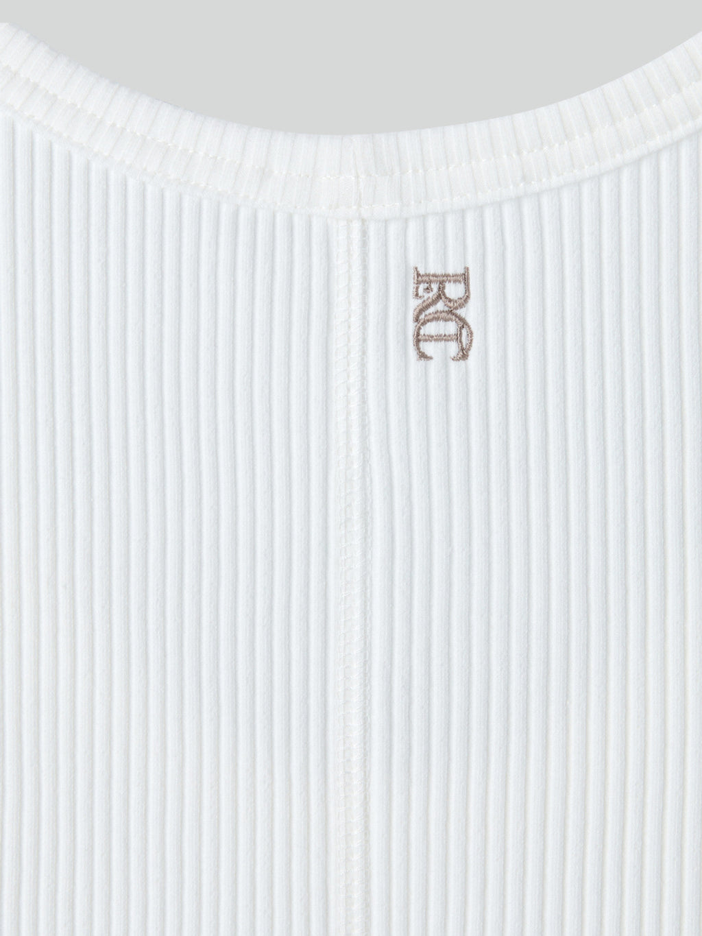 Ribbed Tank Top (Off White)