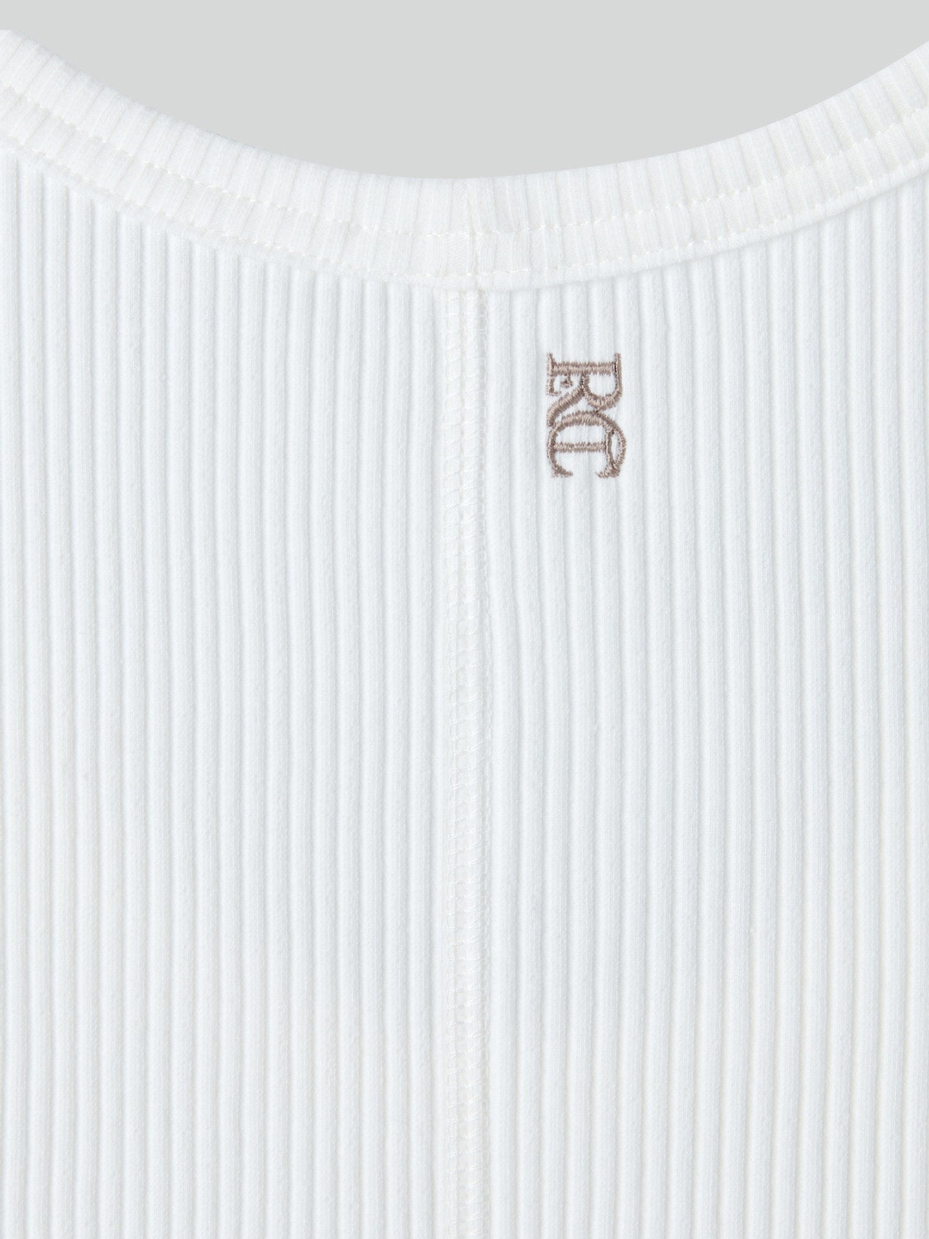 Ribbed Tank Top (Off White)