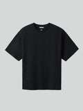 Round Neck Cotton T-Shirt (Black)