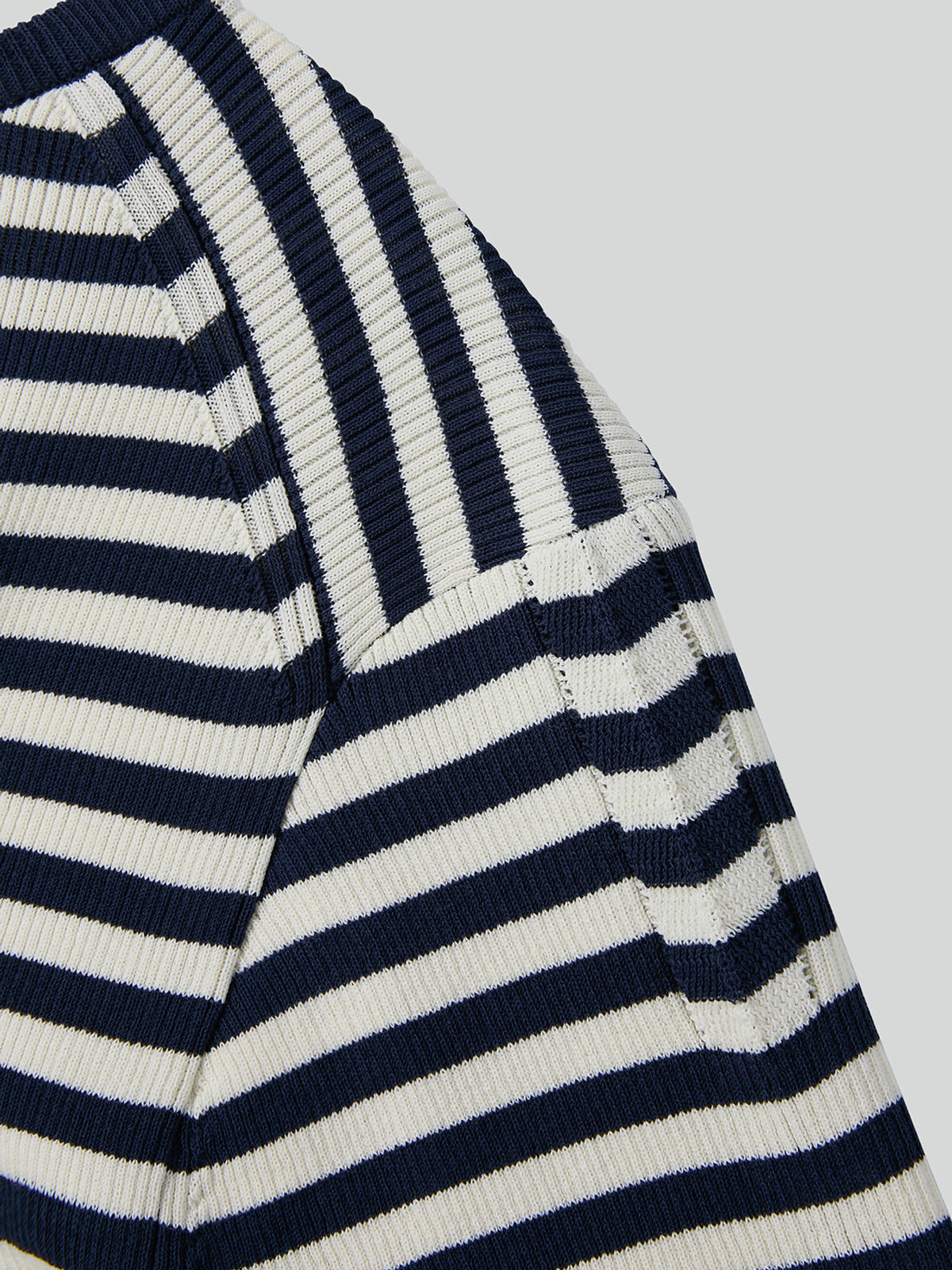 Marina Summer Knit Top (Navy)