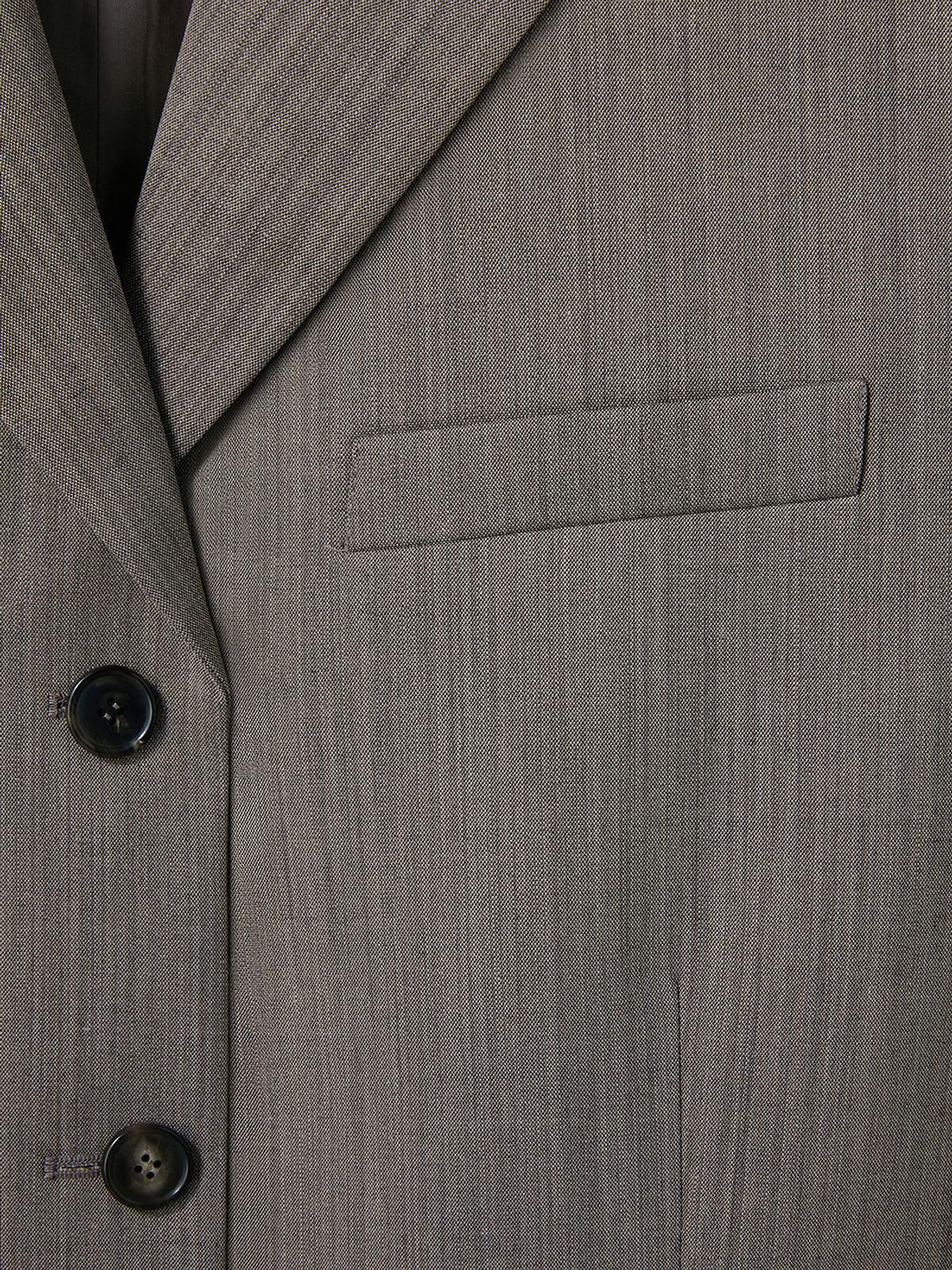 Classic Single Suit Jacket (Sepia)