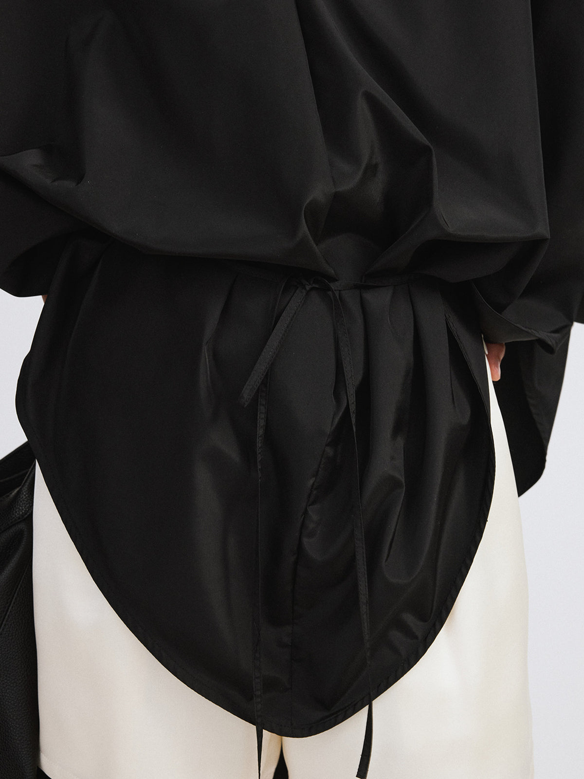 Oversized Cape Jumper (Black)