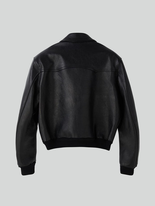 Ben Goat Leather Jumper (Black)