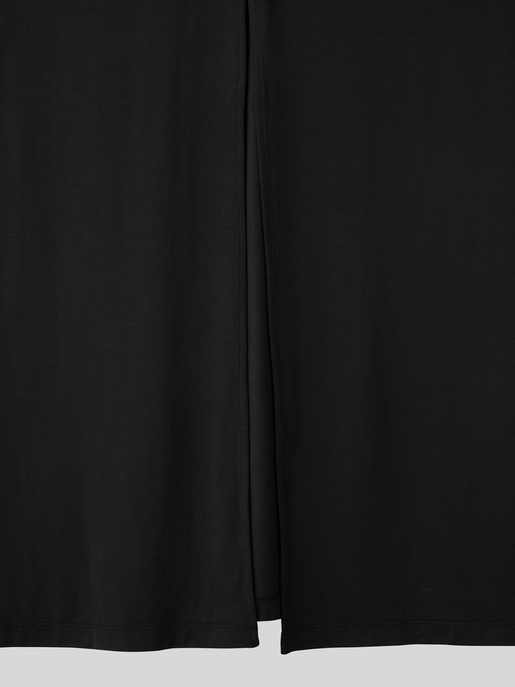 Open Back Jersey Long Top (Black)