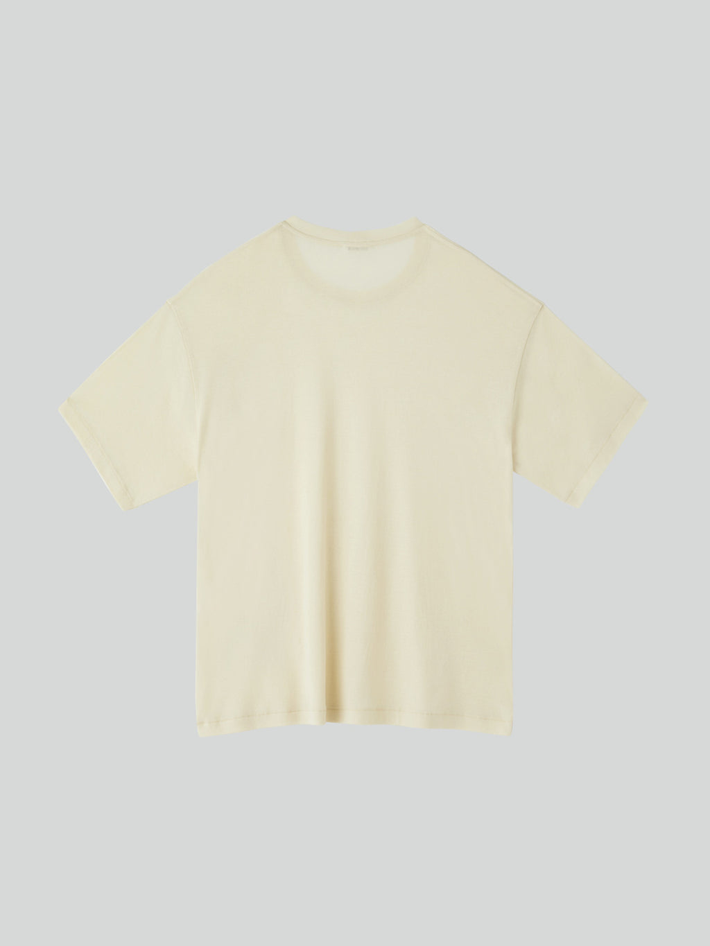 Loose Fit Sheer T-Shirt (Light Yellow)