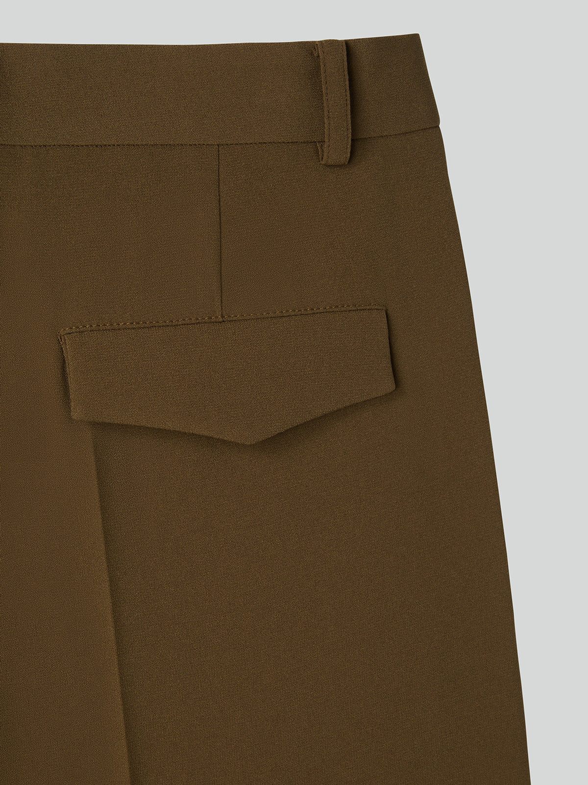 Fluid Tuck Detail Suit Pants (Ochre)