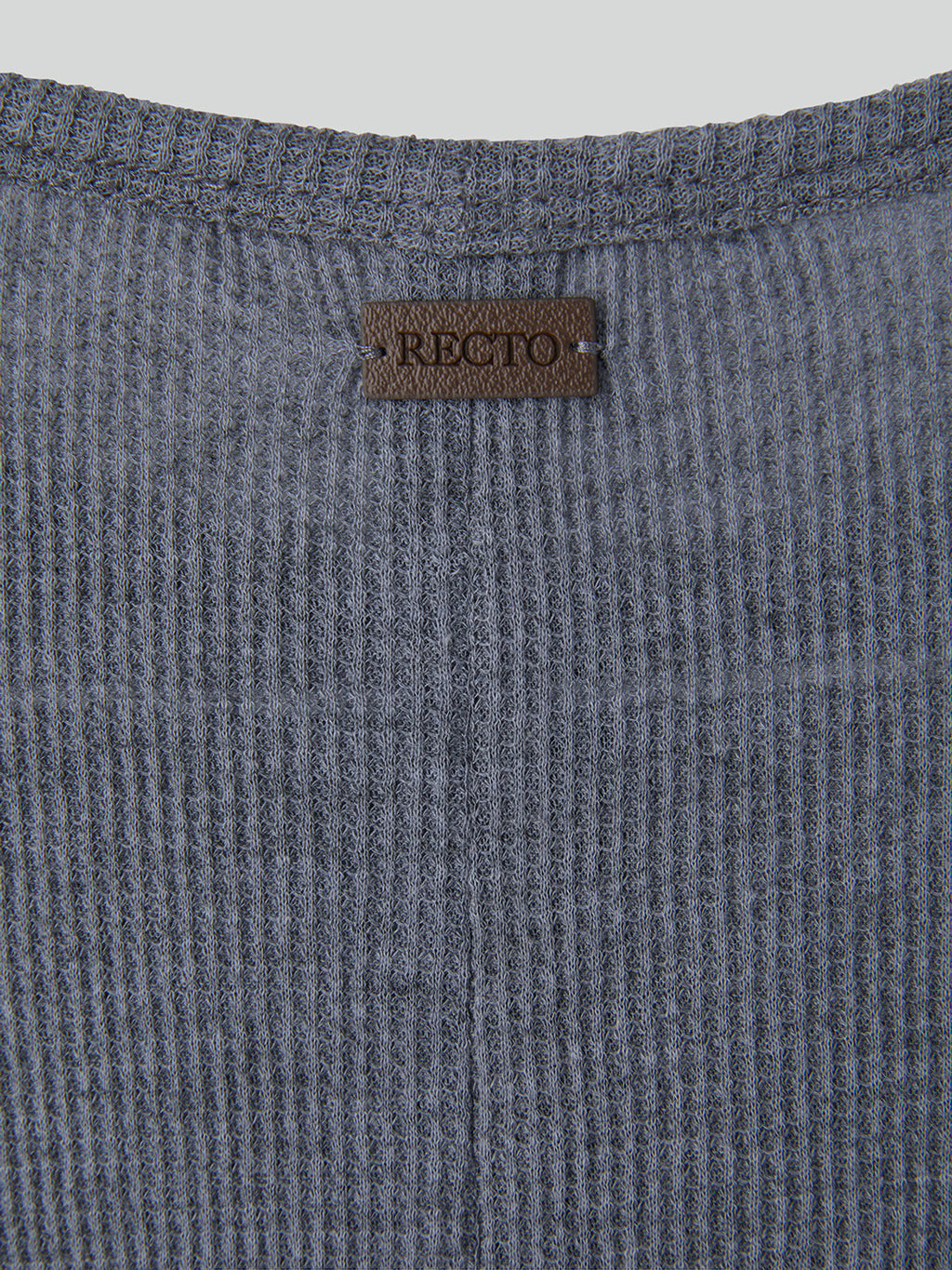 Cashmere Blend Long-Sleeve Top (Melange Grey)