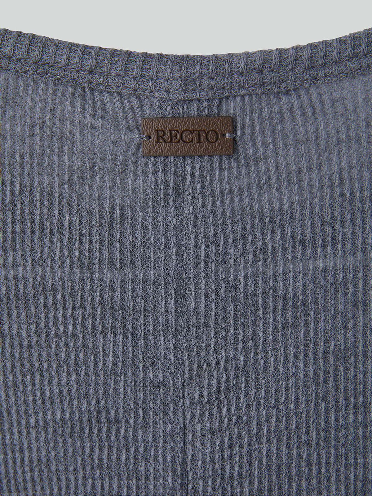 Cashmere Blend Long-Sleeve Top (Melange Grey)