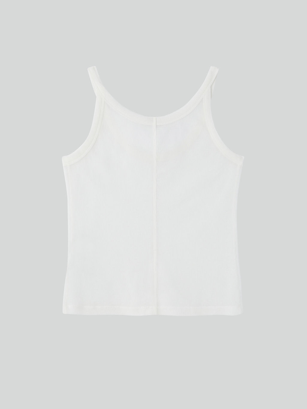 Sheer Jersey Tank Top (Off White)