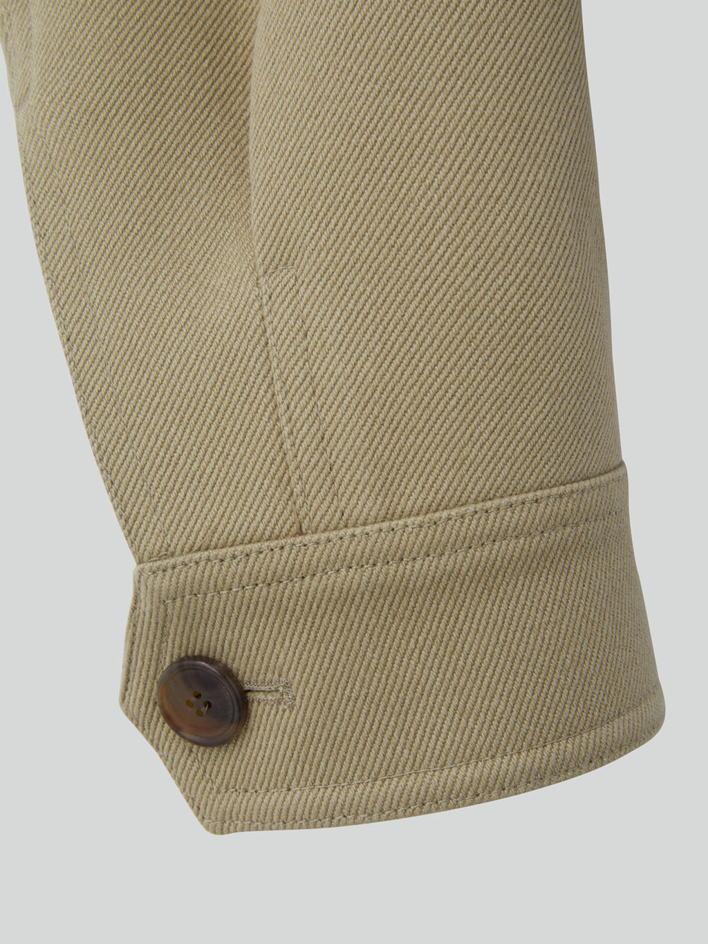 Signature Military Cotton Jacket (Light Khaki)