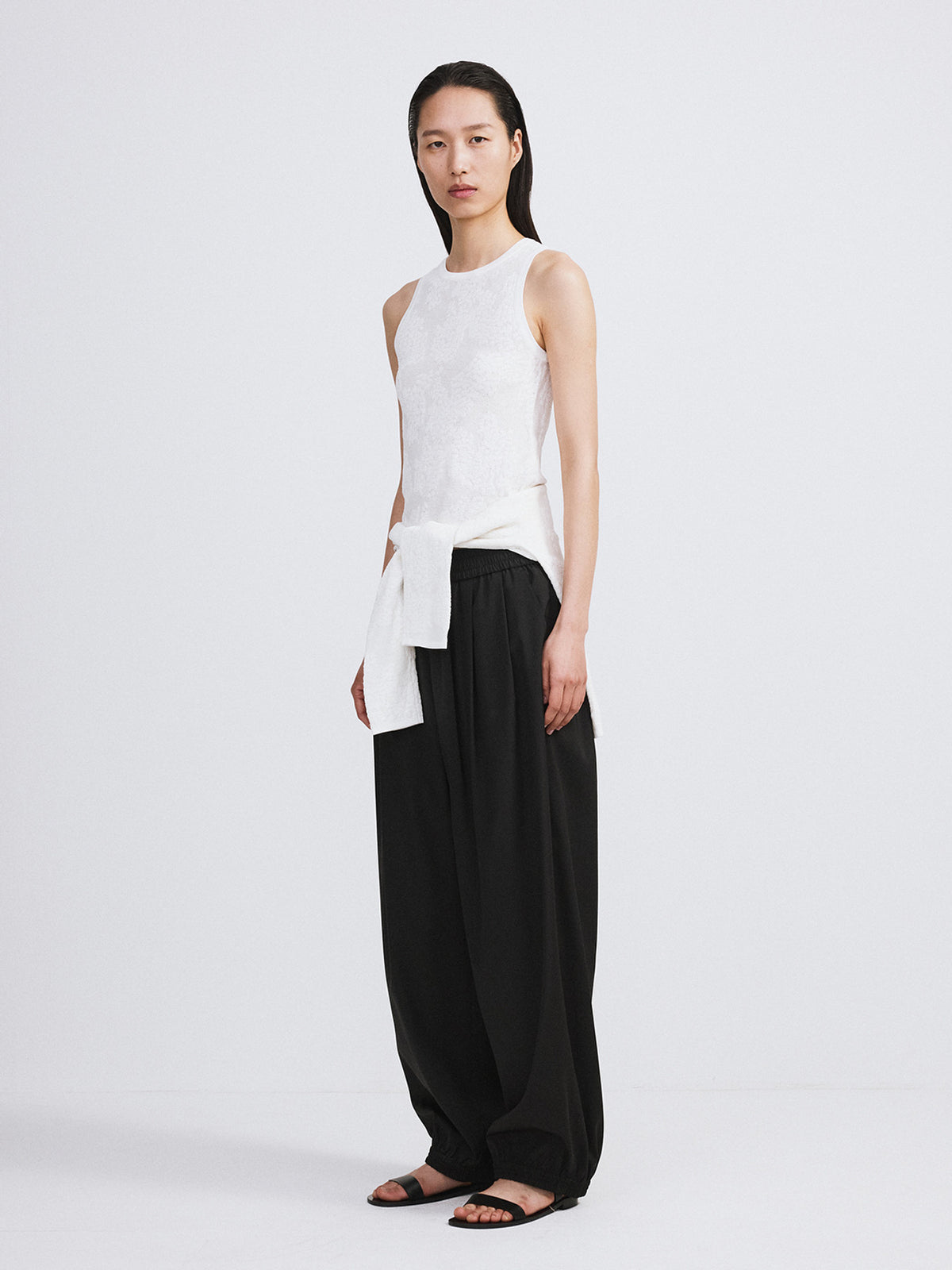 Banding Jogger Suit Pants (Black)
