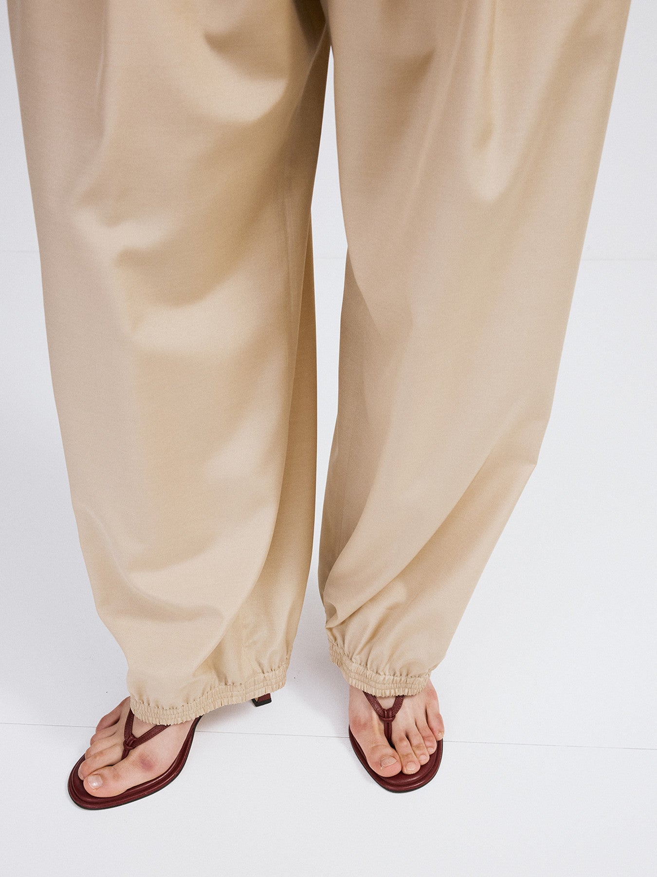 Banding Jogger Suit Pants (Light Beige)