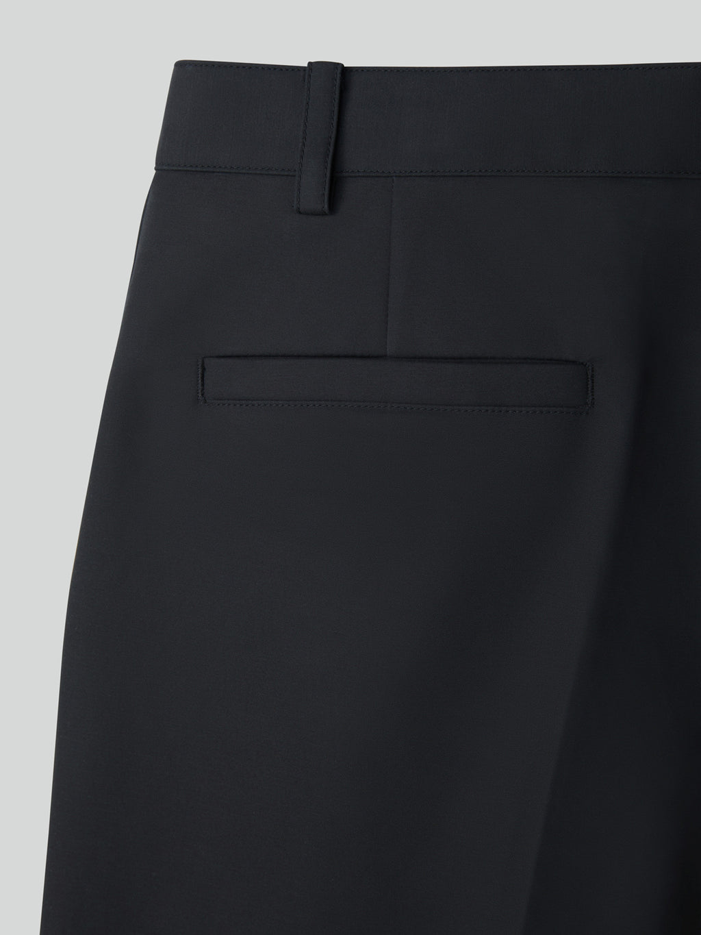 Button Fly Crop Pants (Black)