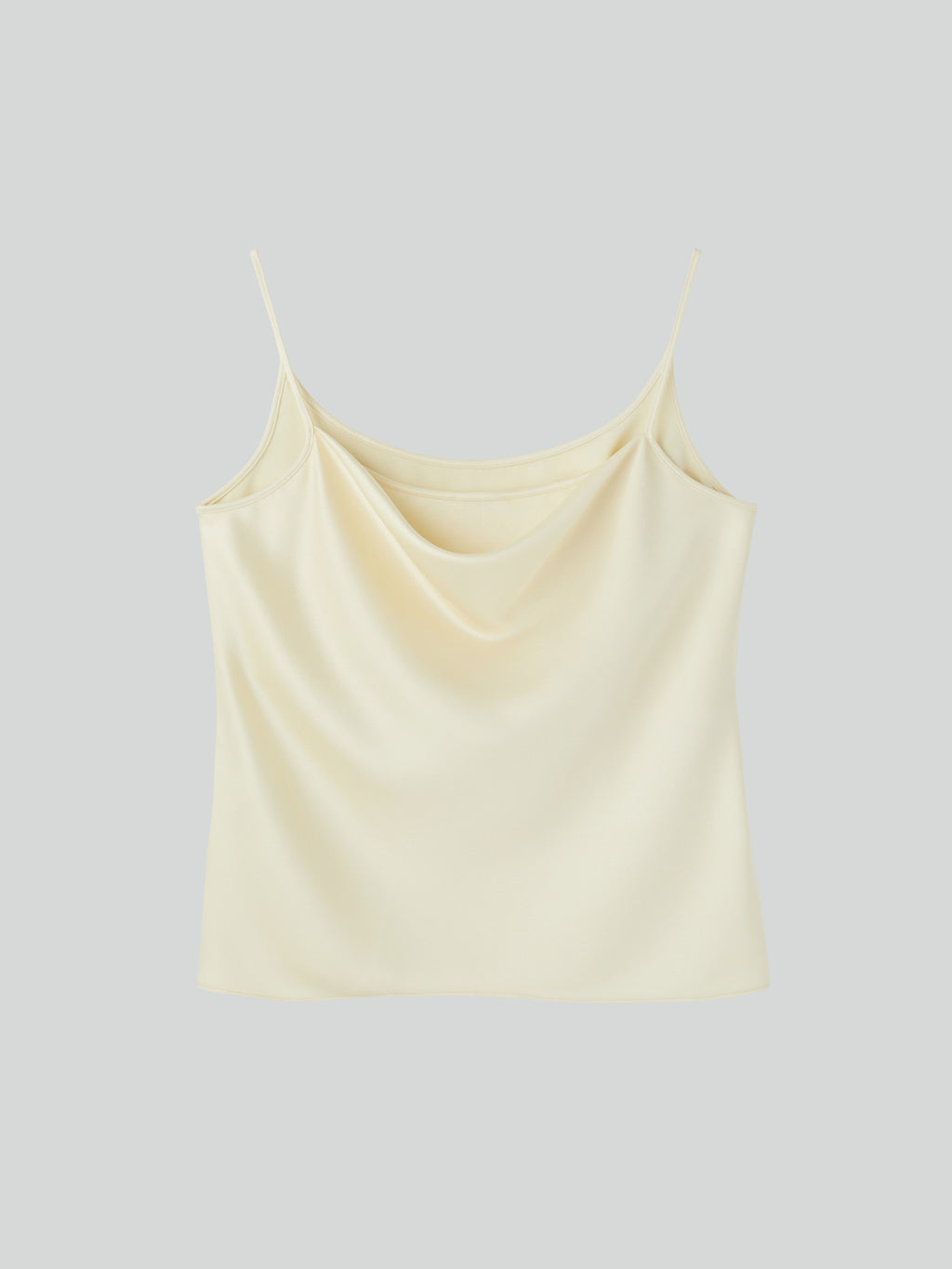 Back Drape Camisole Top (Lemon Yellow)