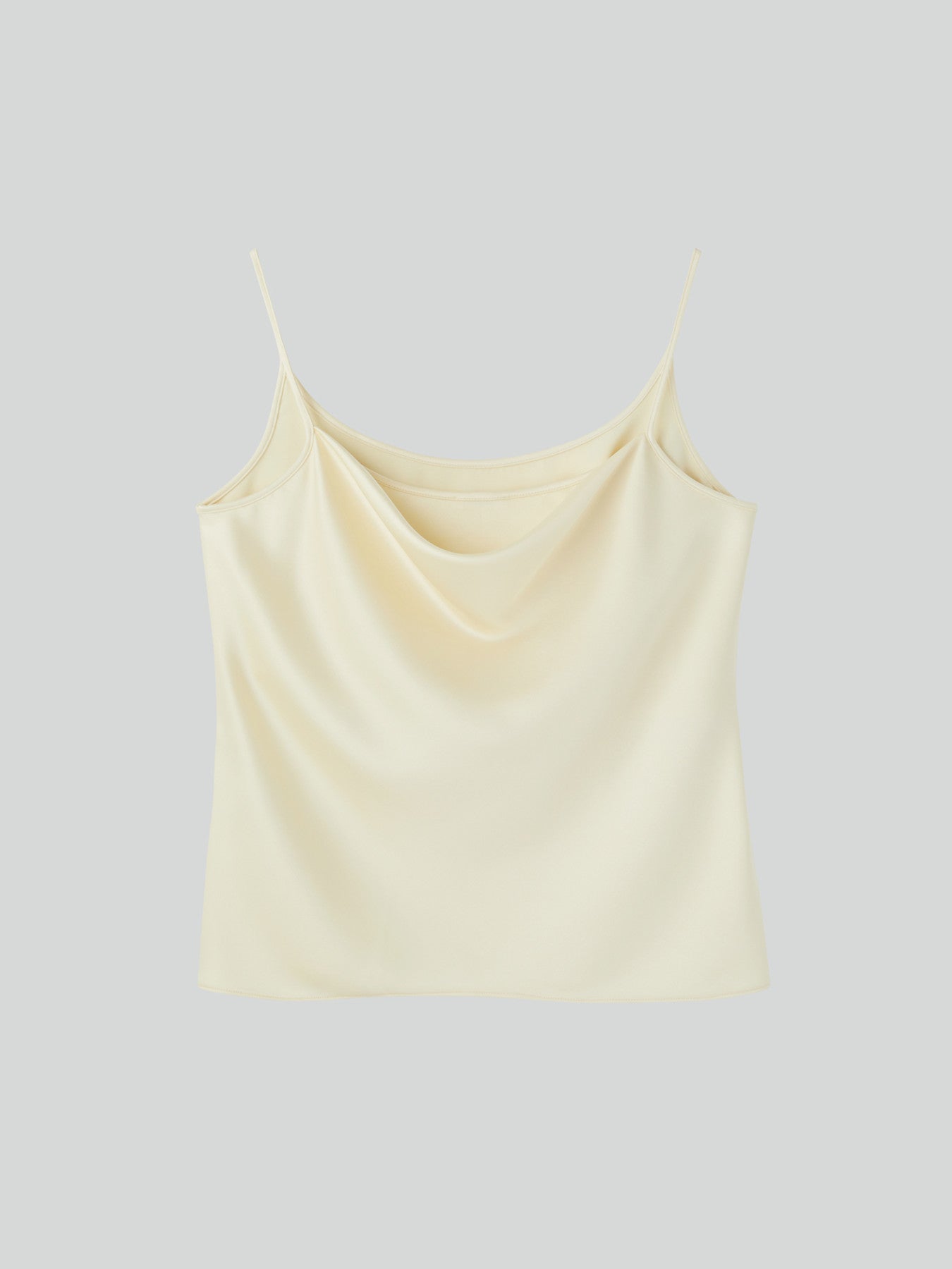 Back Drape Camisole Top (Lemon Yellow)