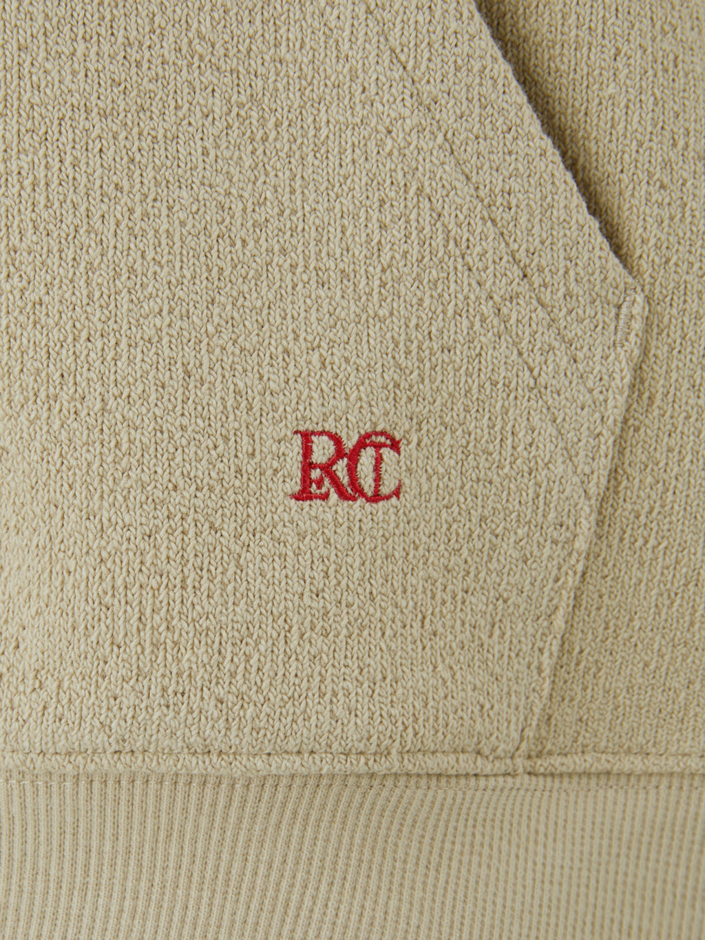 RC Logo Hoodie Sweatshirt (Beige)