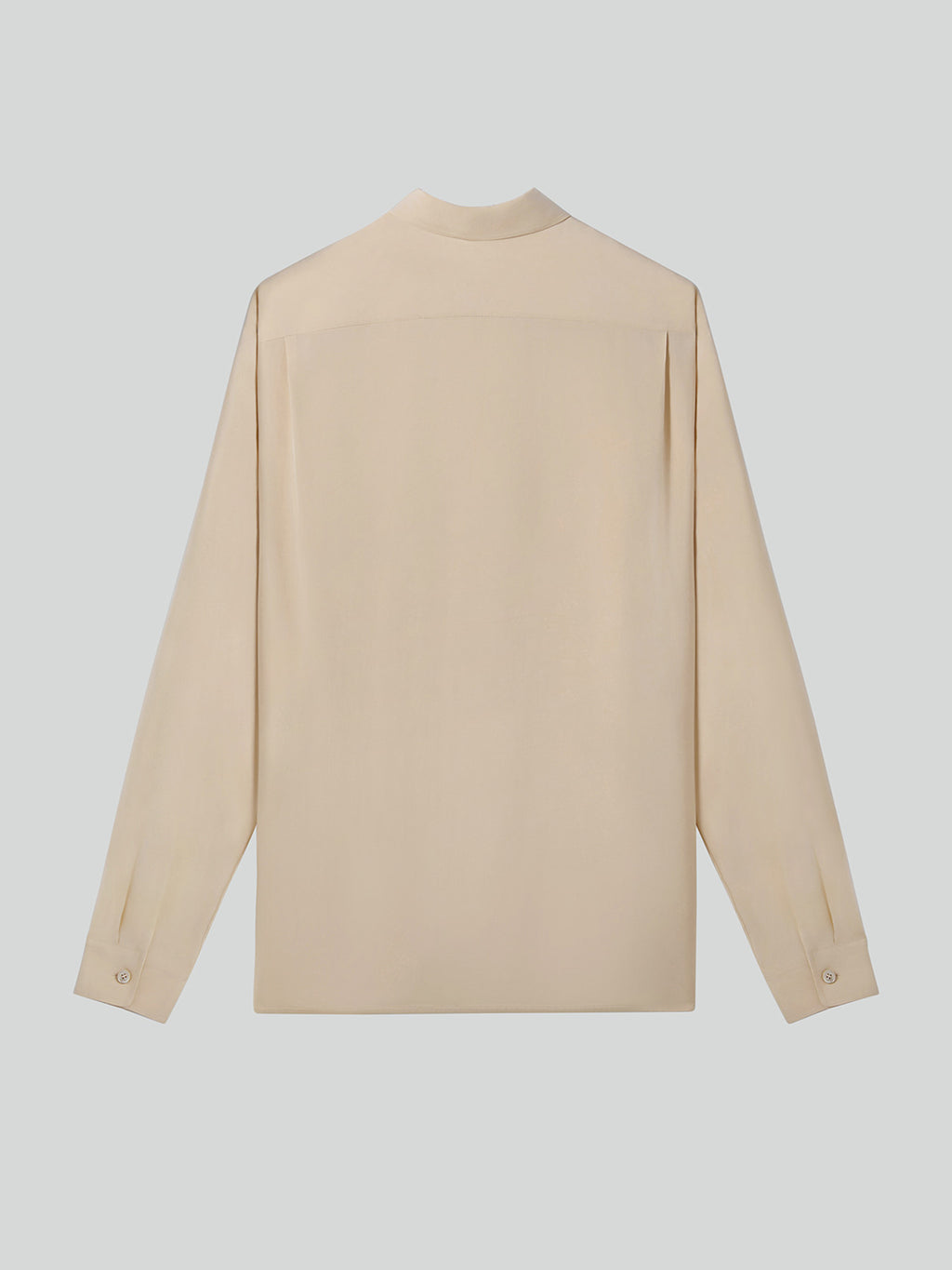 Wrinkled Fluid Shirt (Butter Beige)