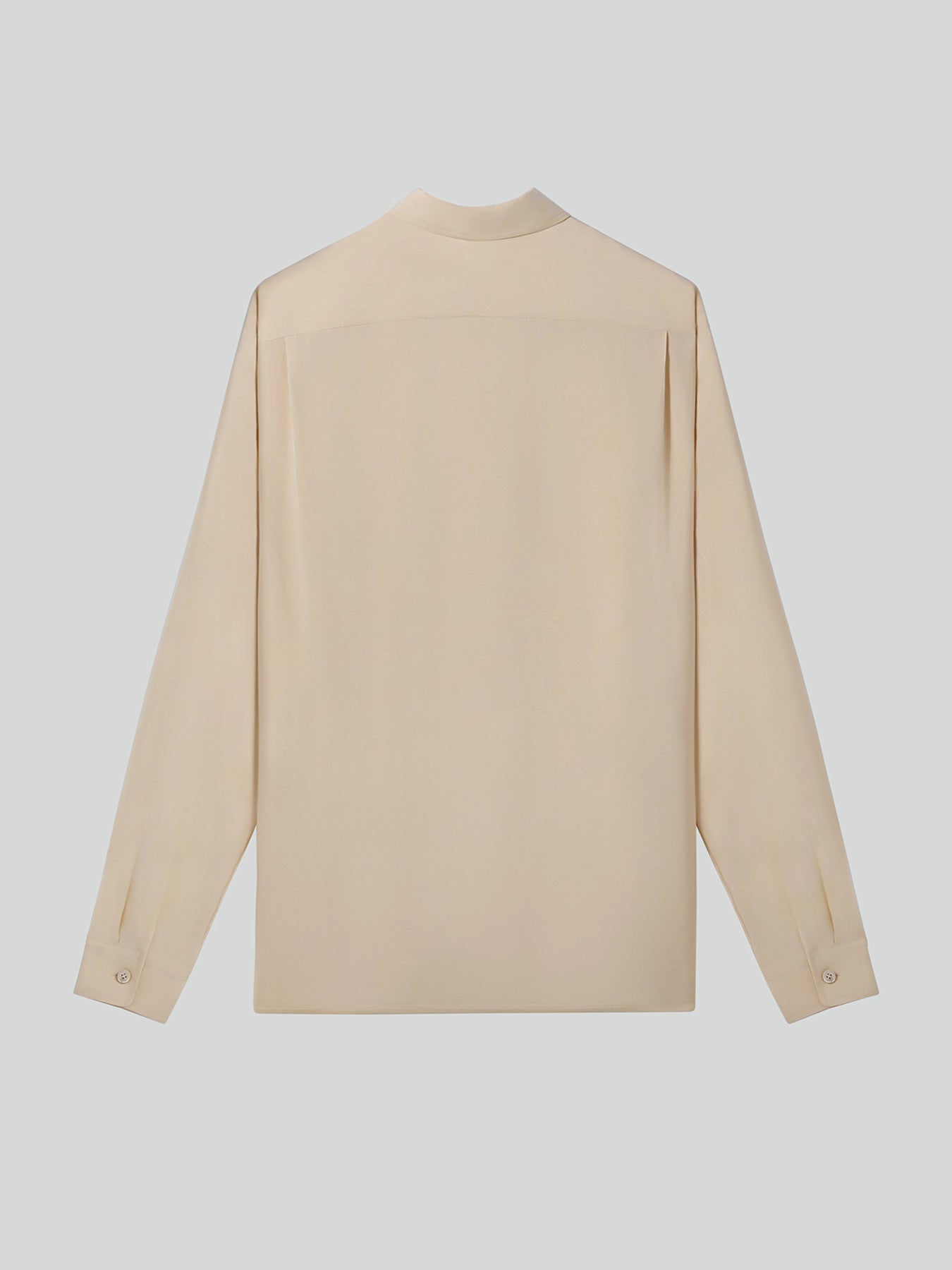 Wrinkled Fluid Shirt (Butter Beige)