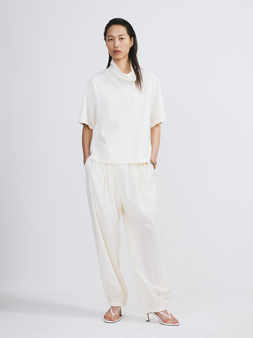 Banding Jogger Suit Pants (Ivory)