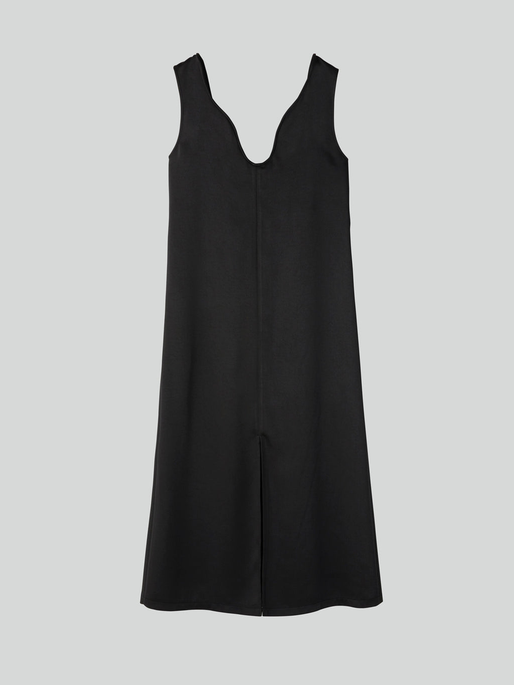 Curved Wire Neck Dress (Black)