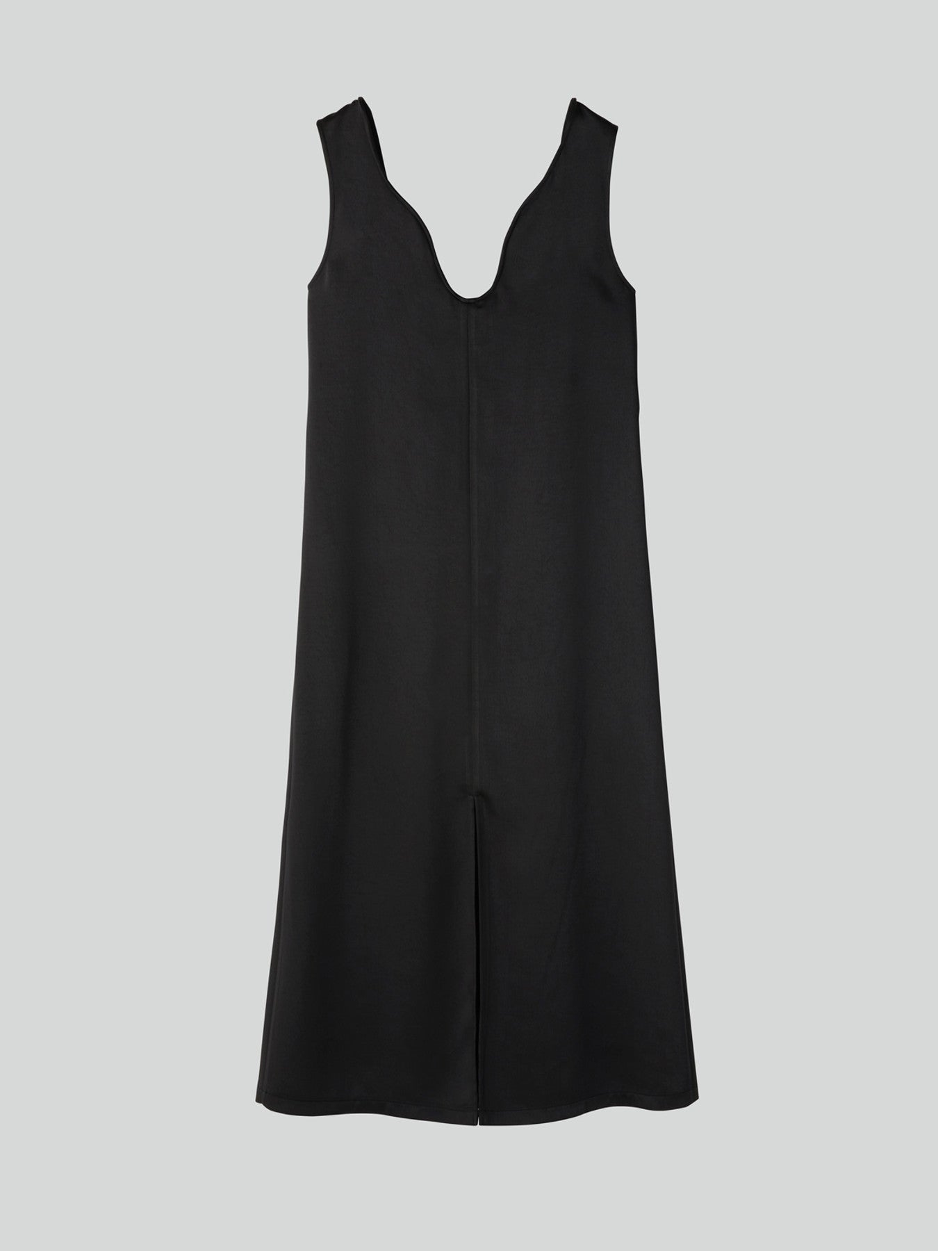 Curved Wire Neck Dress (Black)