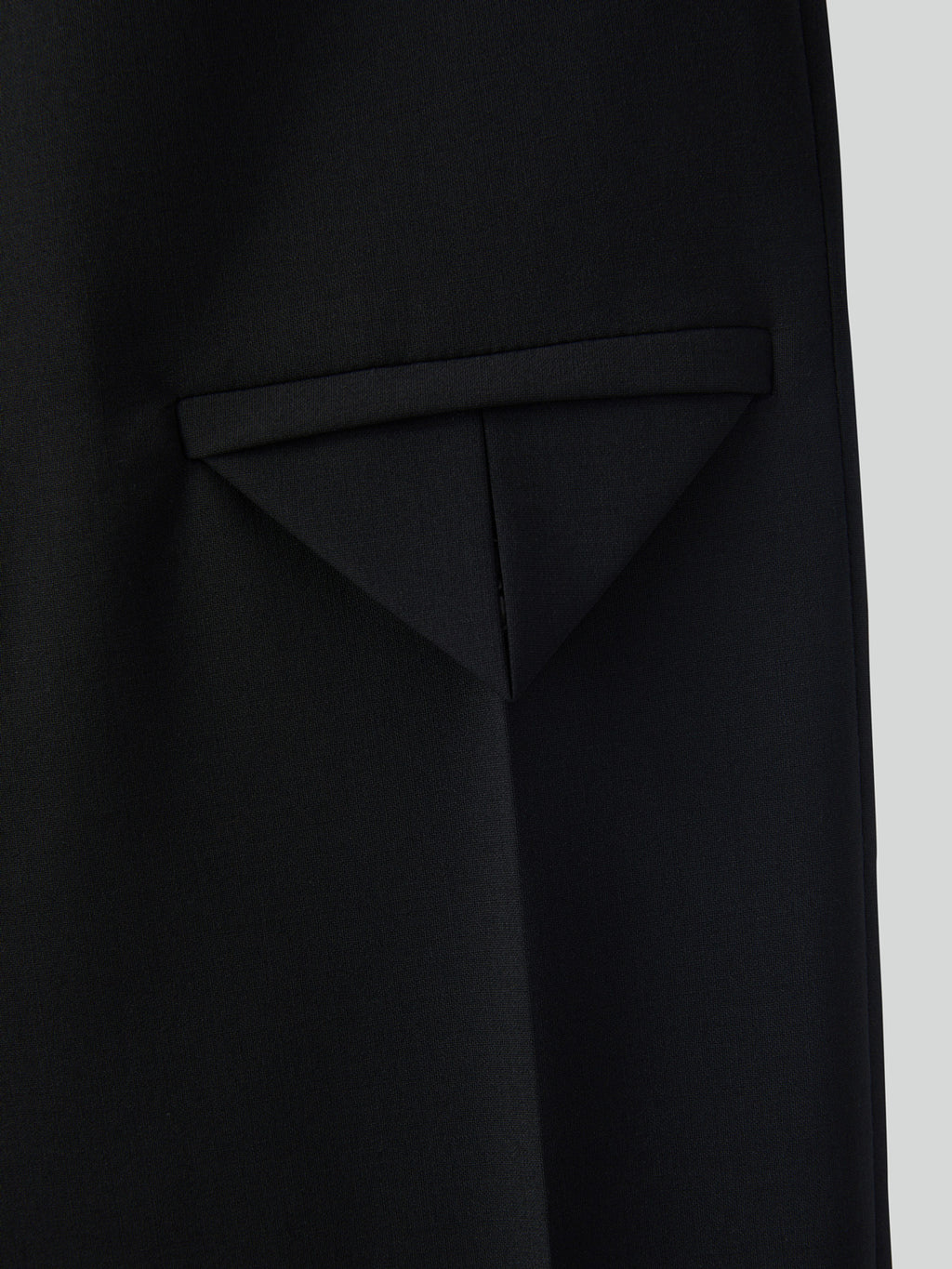 Banding Waist Wide Pants (Black)