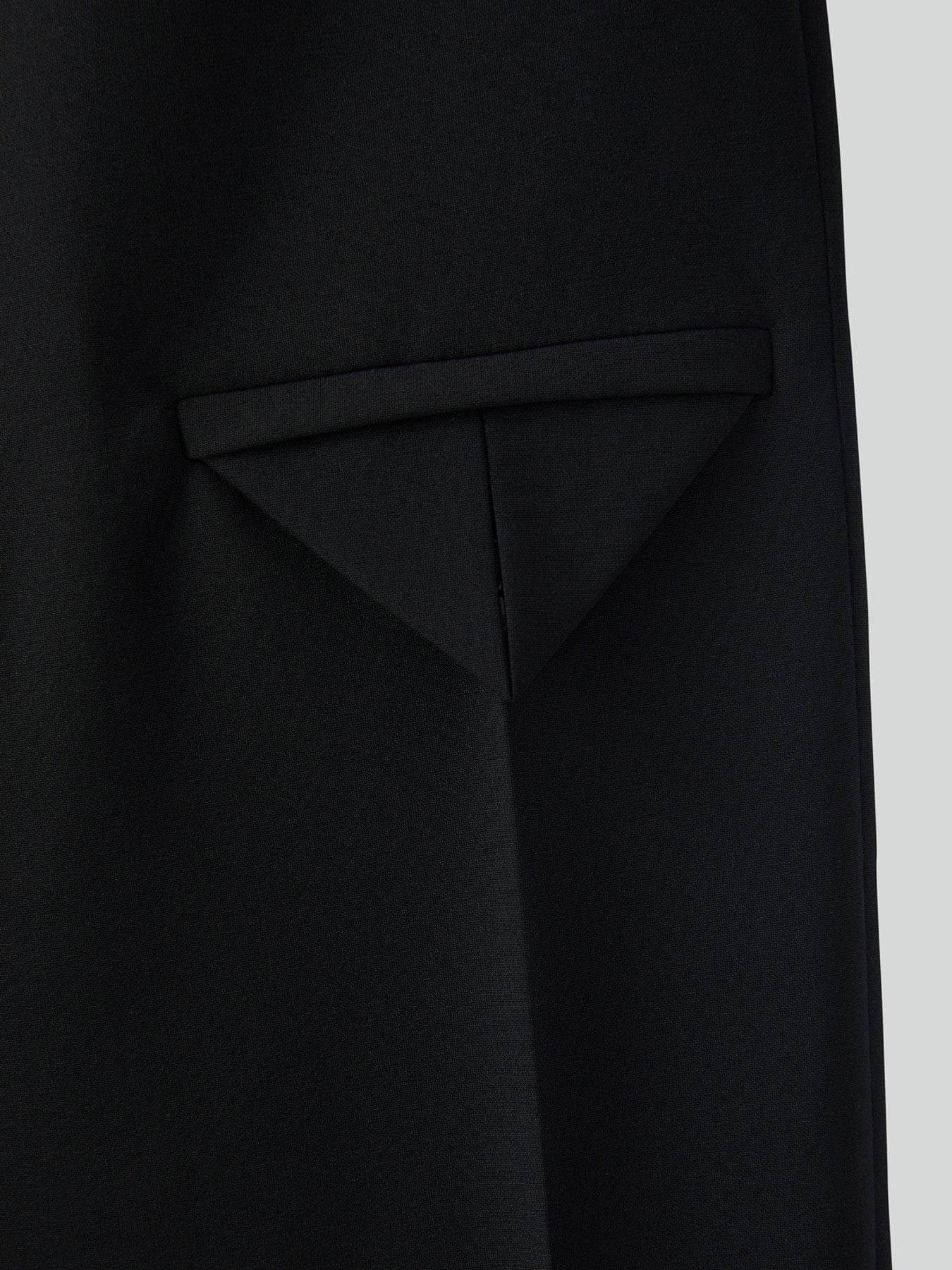 Banding Waist Wide Pants (Black)