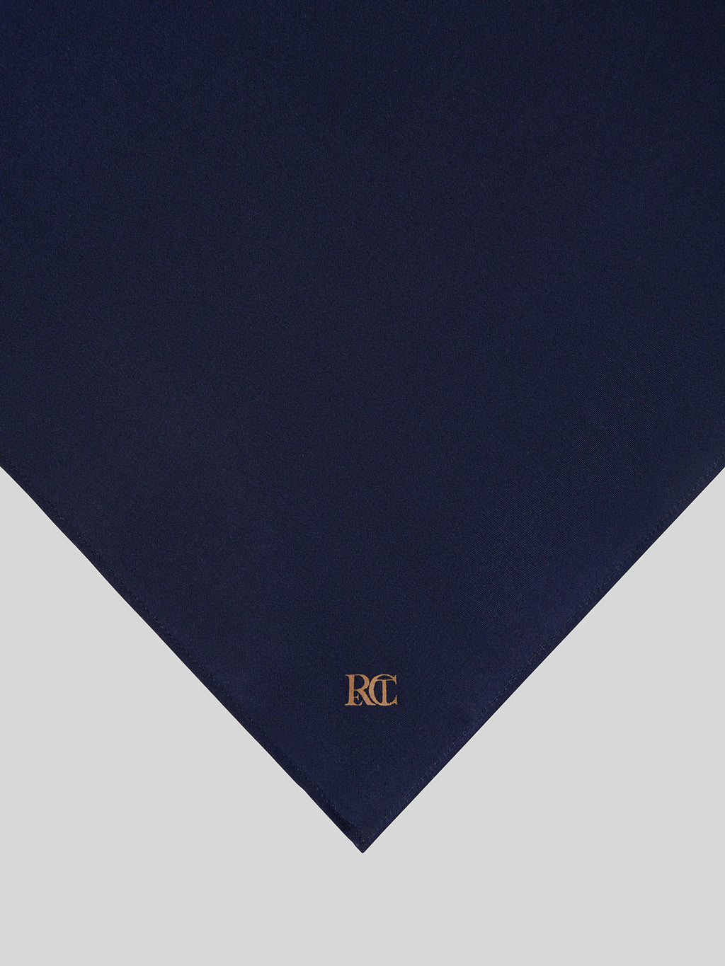 RC Silk Scarf (Navy)