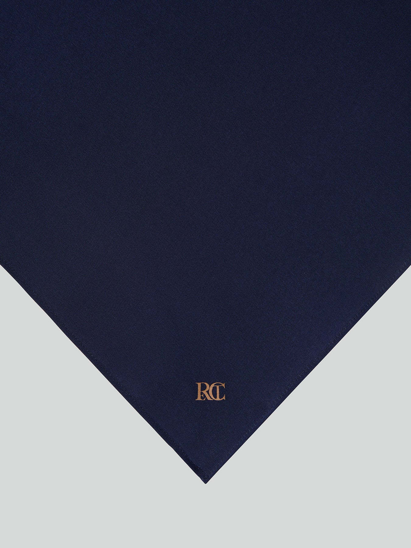 RC Silk Scarf (Navy)