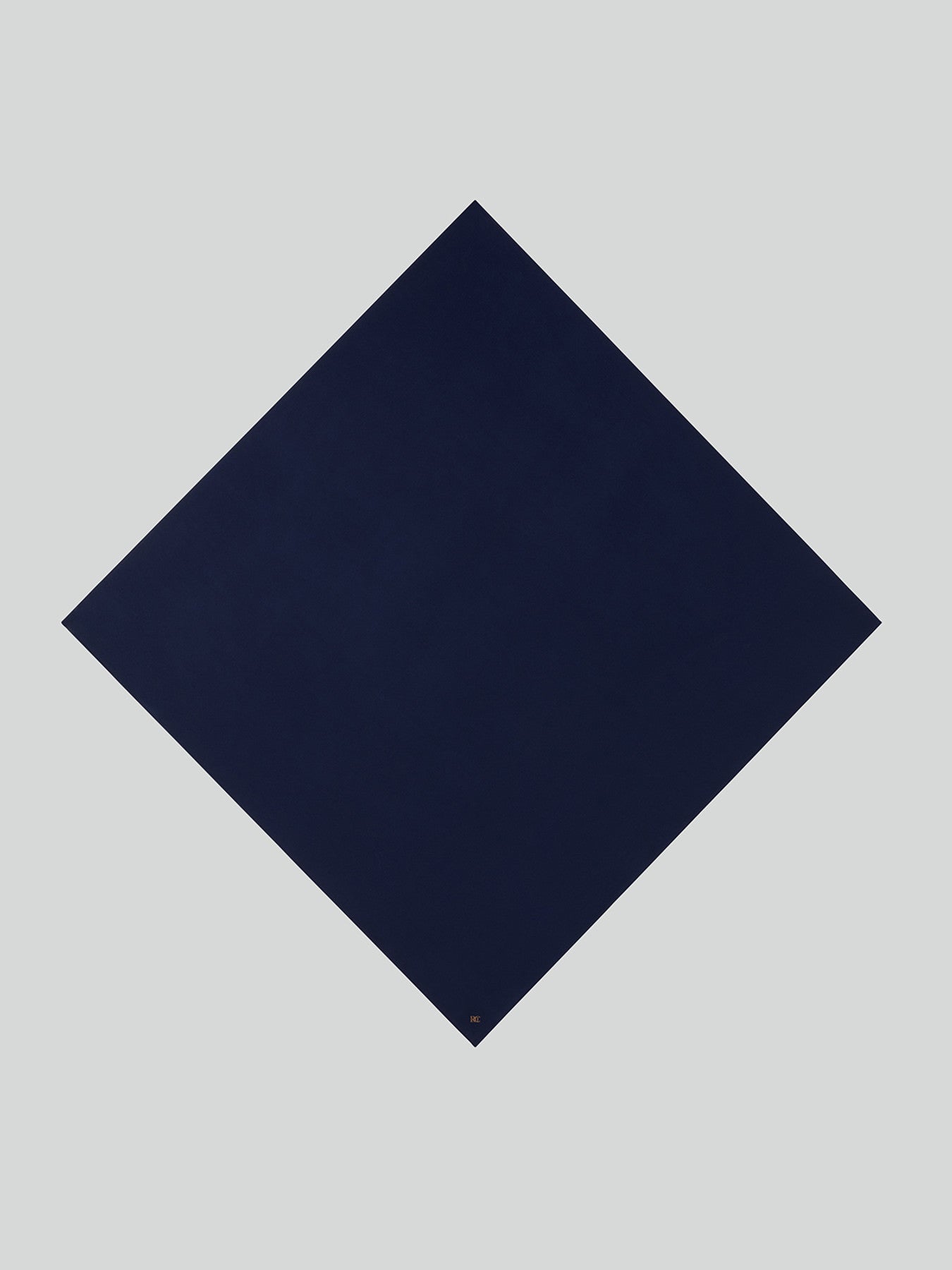 RC Silk Scarf (Navy)