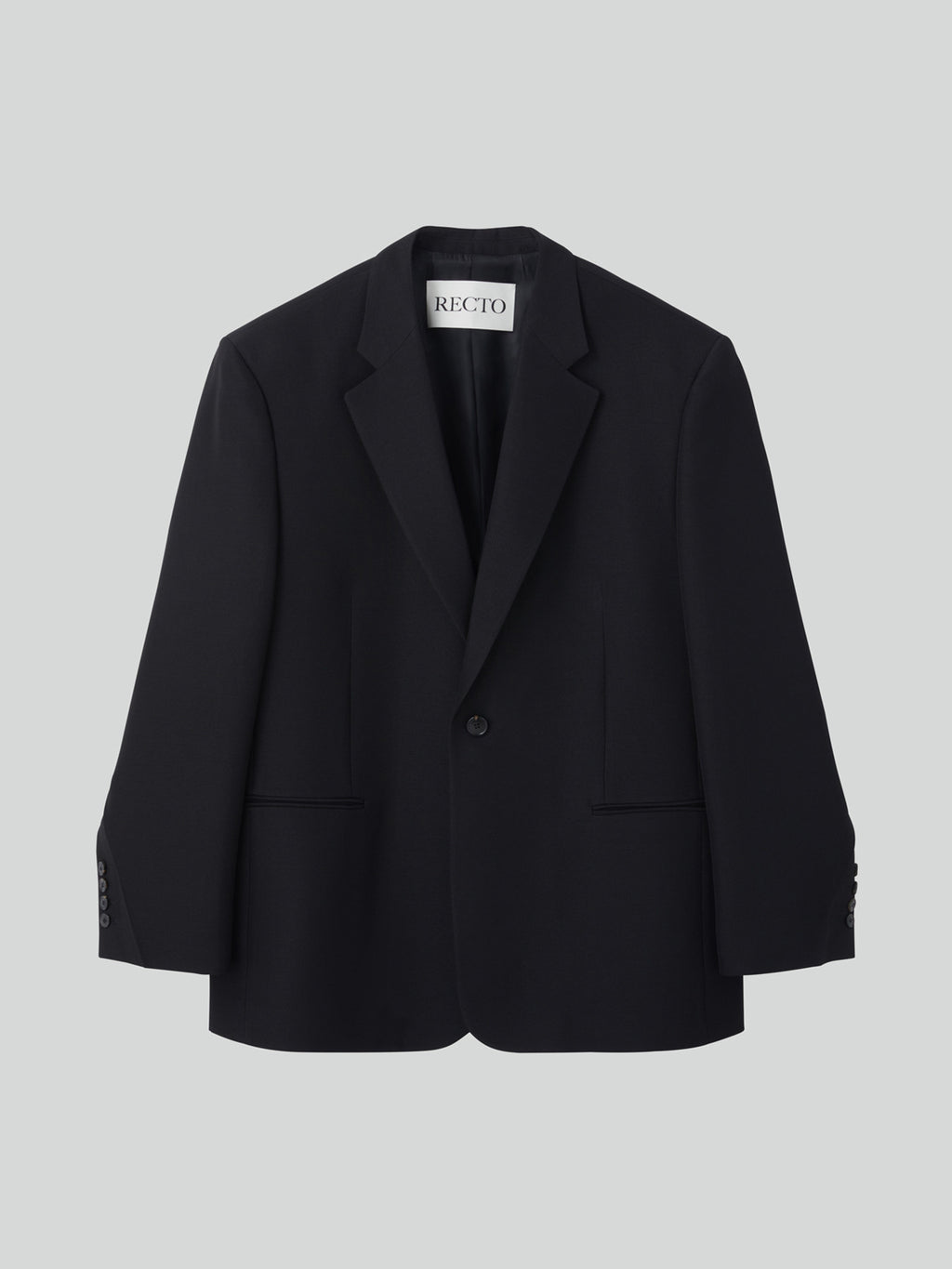 Classic Single Suit Jacket (Black)