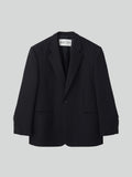Classic Single Suit Jacket (Black)
