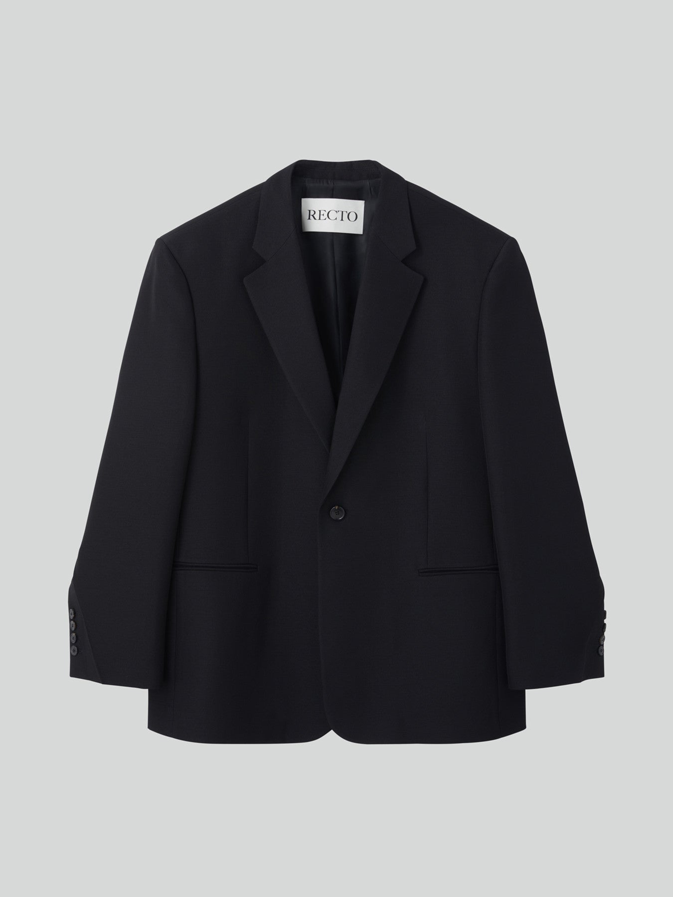 Classic Single Suit Jacket (Black)