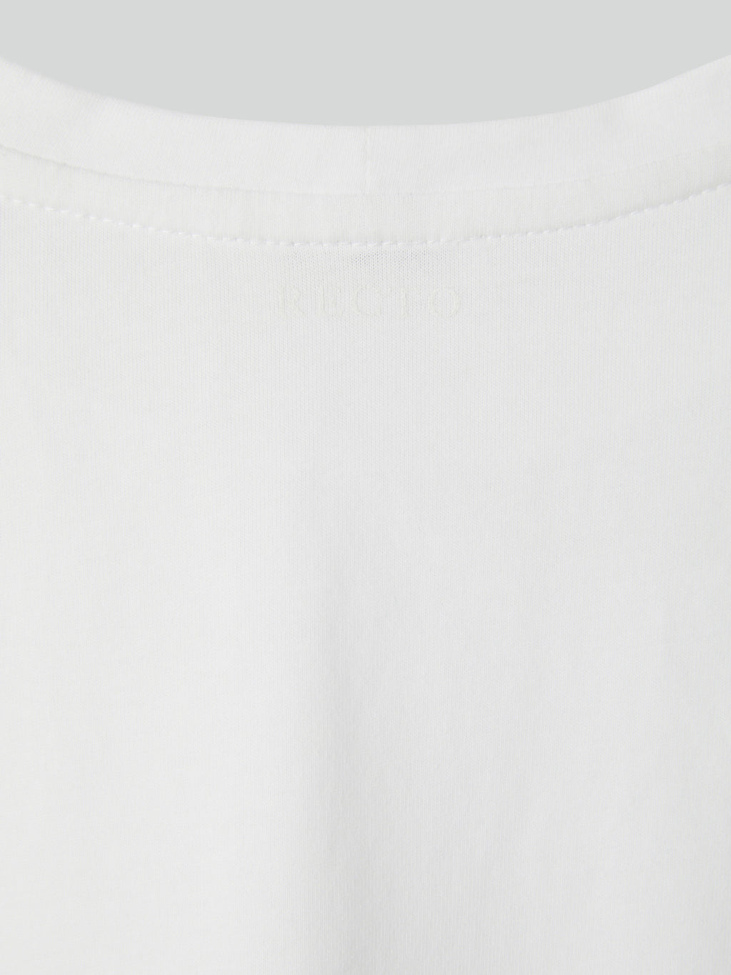 Recto Logo Cap Sleeve Top (White)