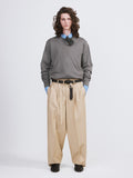 Silk-Cashmere Knit Top Men (Midnight Grey)