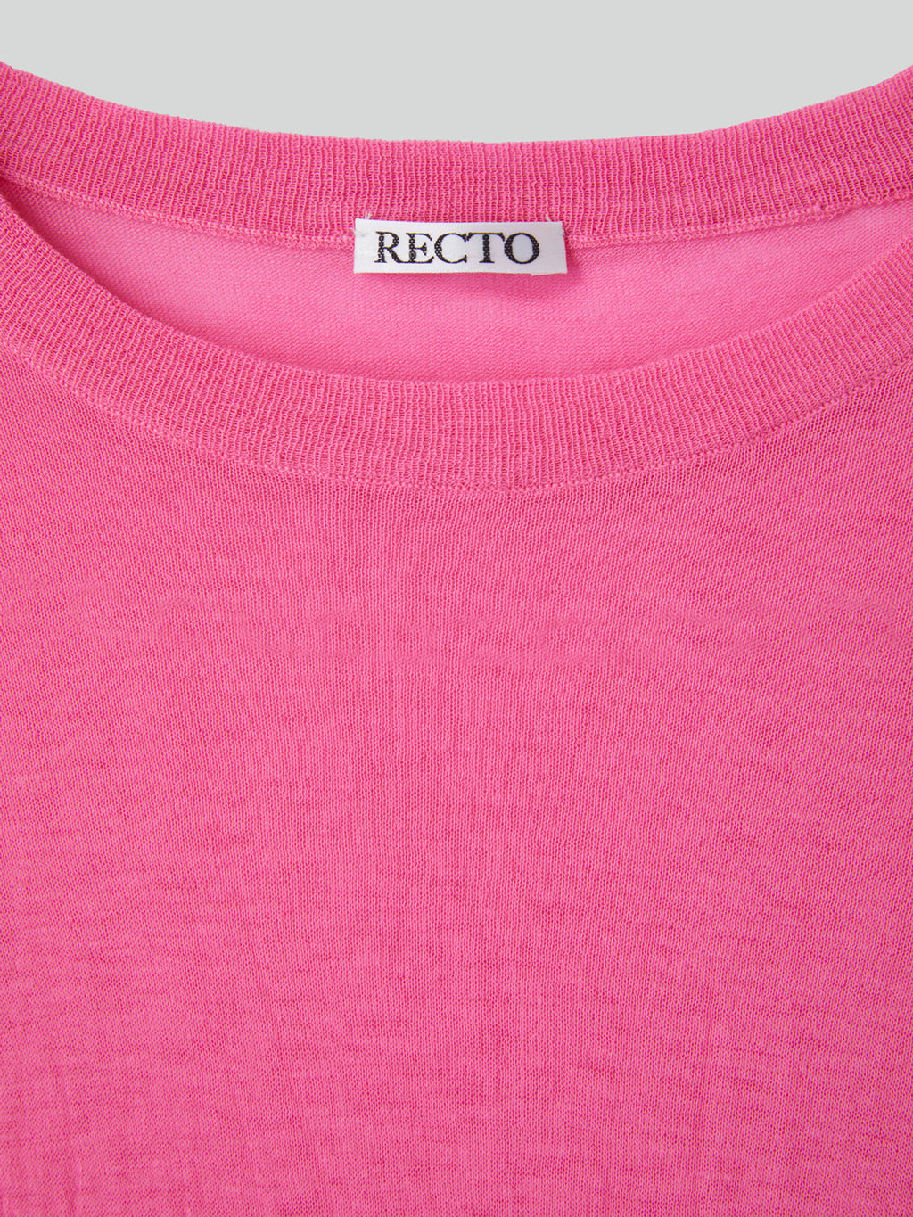 Crease Long Knit Top (Pink)
