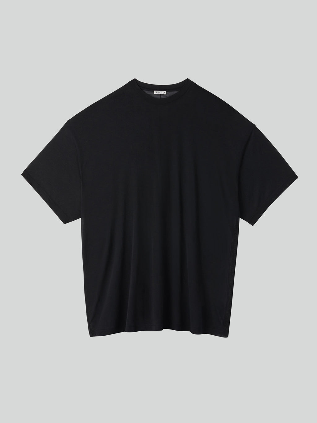 Oversized Sheer T-Shirt (Black)